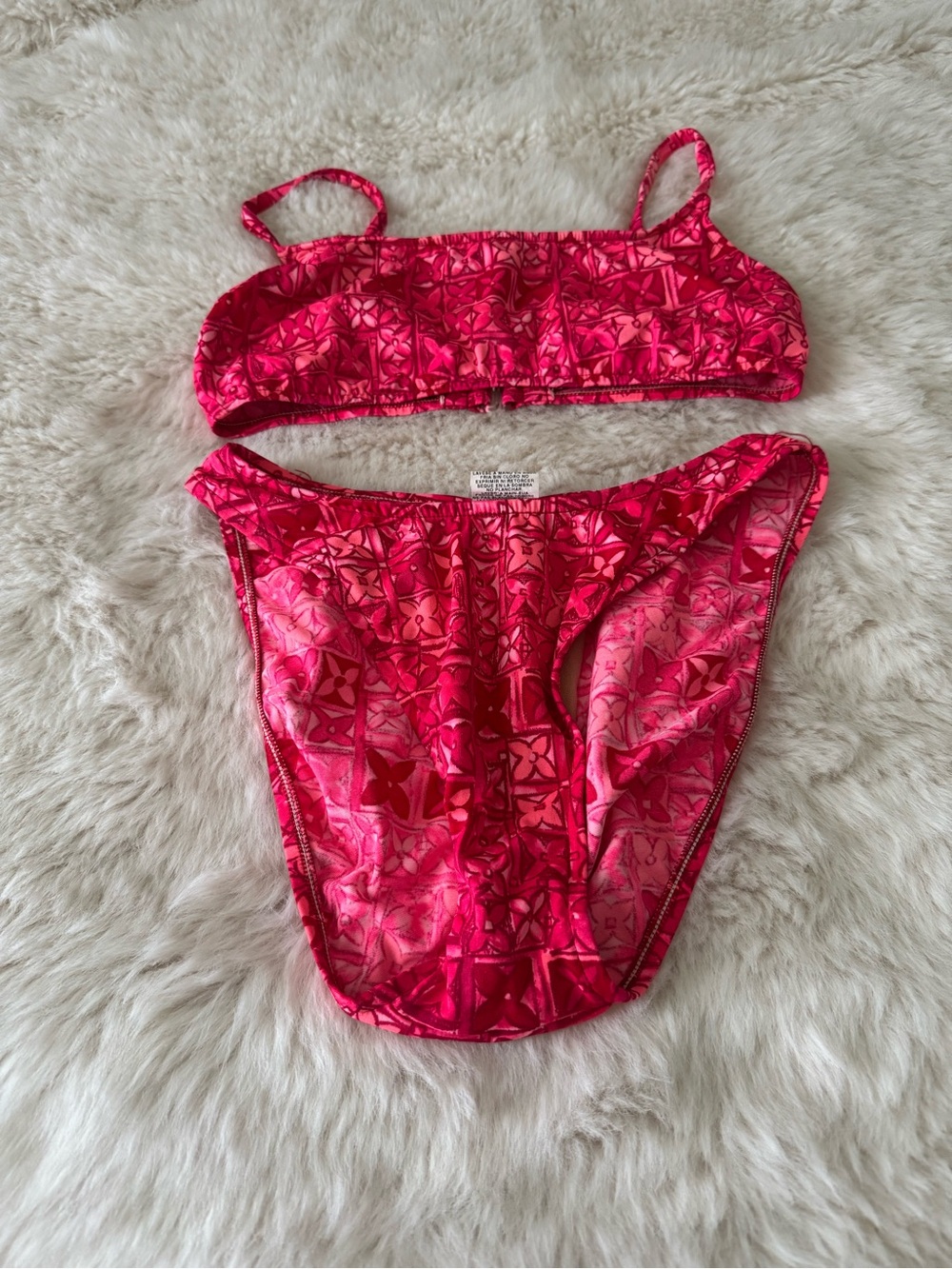AFF Hot Pink Floral Bikini Set